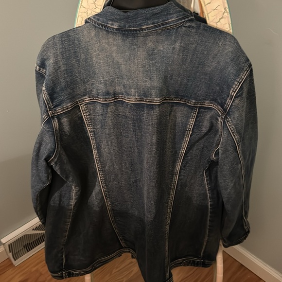 Tribal Jeans long denim jacket. Sz XL - Picture 4 of 6